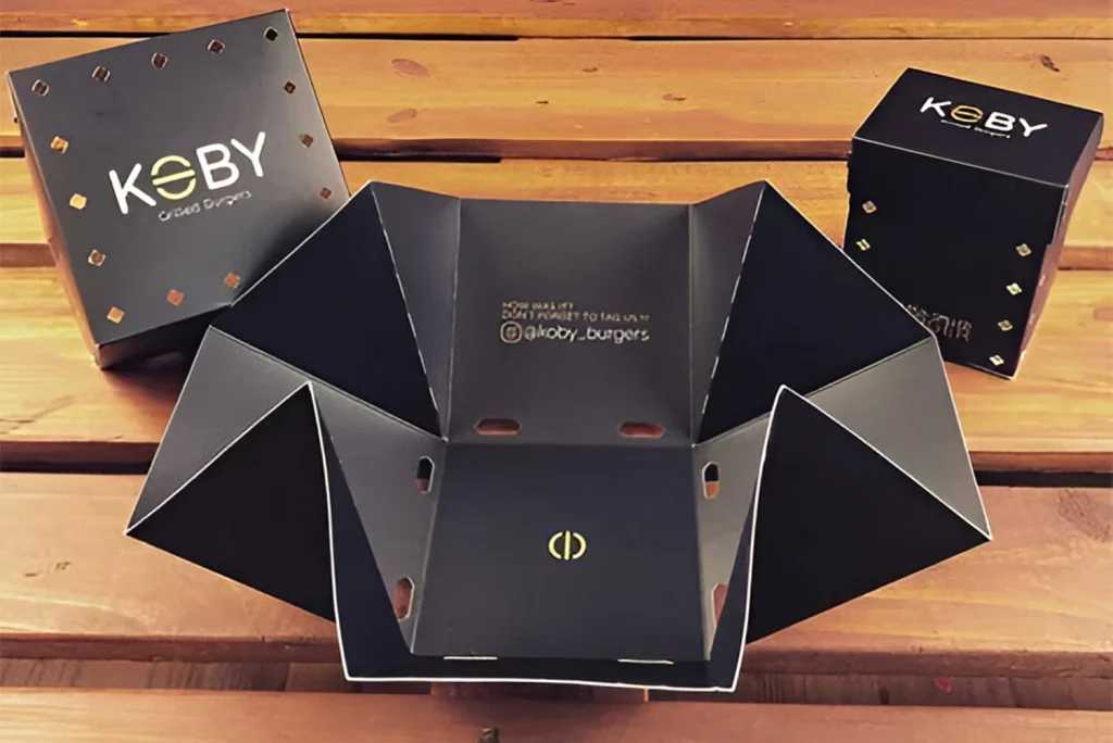 Caja de hamburguesa Personalizada