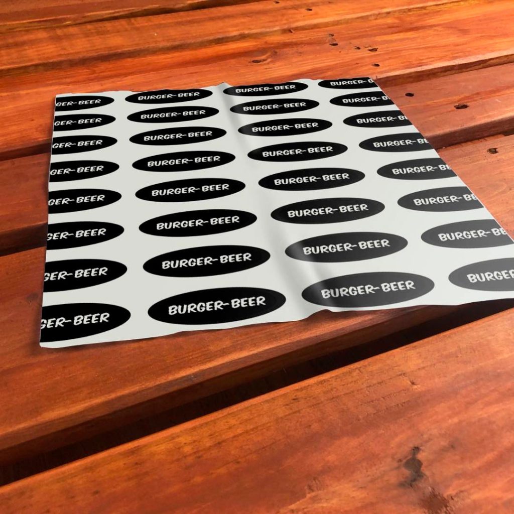 Papel antigrasa personalizado